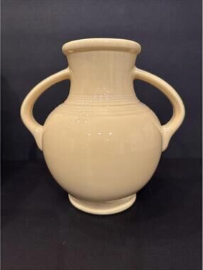 RARE NEW In BOX Fiestaware Millennium Yellow Vase Homer Laughlin